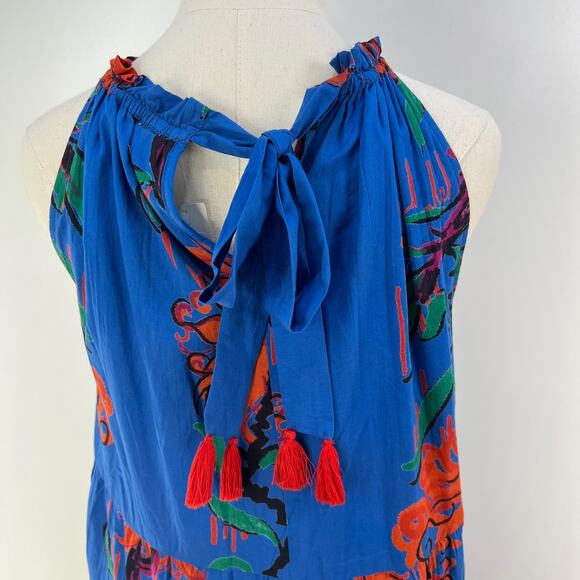 Anthropologie Ro's Garden Valley Halter Cover-Up Maxi Dress - Picture 6 of 8